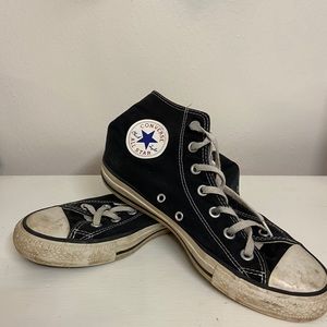 ORIGINAL BLACK CONVERSE SIZE 8.5